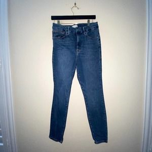 Good American Jeans Good Legs Cropped Blue615 GLCDVF873T Size 31/12